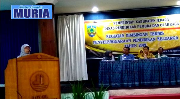 Bimbingan Teknis  Penyelenggaraan Pendidikan Keluarga di Jepara 2019