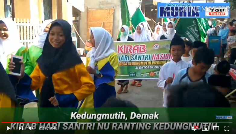 Peringati Hari Santri  Desa Kedungmutih Gelar Kirab dan Istighosah Bersama KH. Dimyati Rois