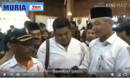 Gubernur Ganjar , SAMTIS  Sambal Petis Sekaligus Untuk Lauk