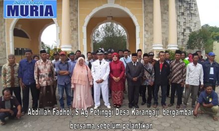 Abdillah Fadhol ,S Ag Pimpin Kembali  Desa Karangaji Enam Tahun Lagi.