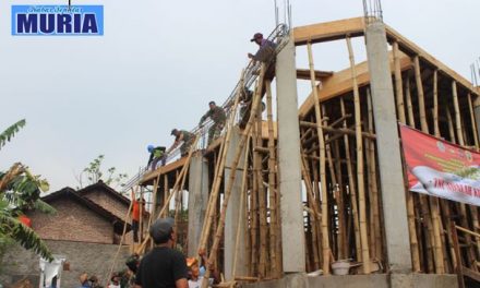 Dengan Swadaya, Masjid Baitussalam Desa Tawangharjo Pati  Mulai Dibangun