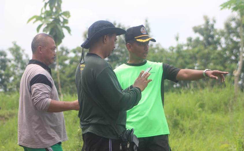 Kasdim Pati Tinjau Kesiapan Lahan Untuk Hijaukan Lapangan Tembak Sirwendo