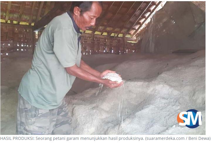 Tak hanya demak ,Petambak Garam Patipun Ikut Terpuruk