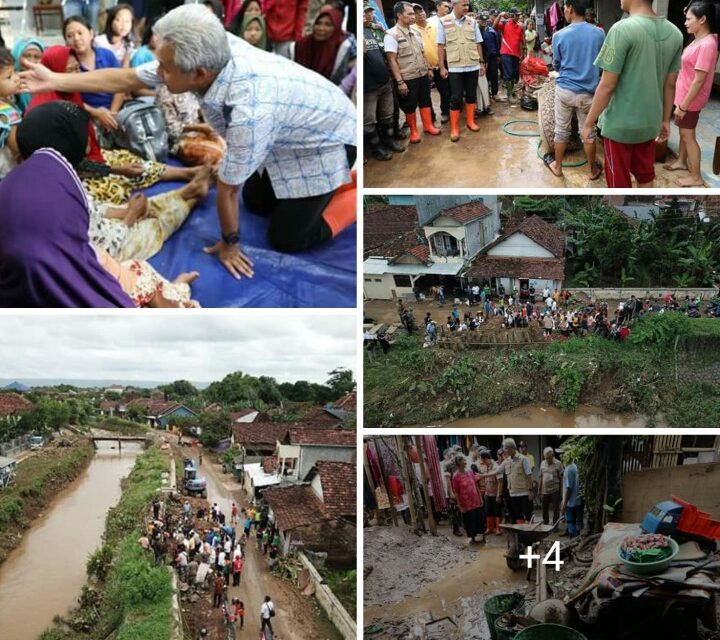 Tinjau Banjir Kudus, Ganjar Dengarkan Curhatan Warga