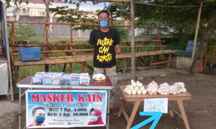 Bang Likhin Dulu Jualan Kopi ,Kini Ngelapak Masker