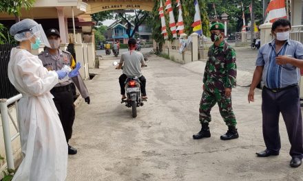 Desa Bolo Demak , Terapkan ONE GATE SYSTEM Untuk Memutus Mata Rantai Penularran COVID 19