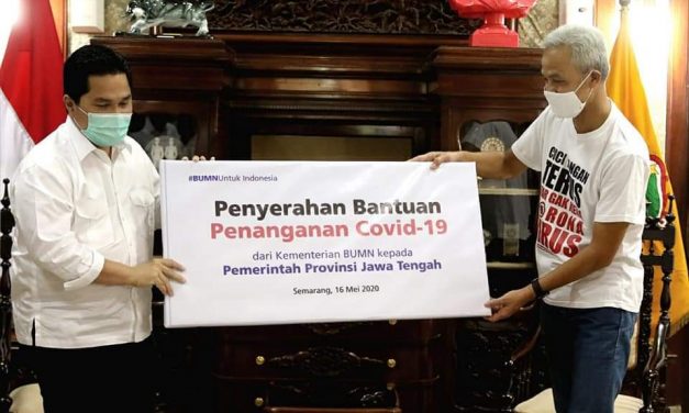 Ganjar dan Erick Thohir Sepakat Bangkitkan UMKM Pascapandemi