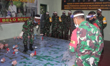 Simulasi Tactical Floor Game Digelar Dalam Latihan Posko I