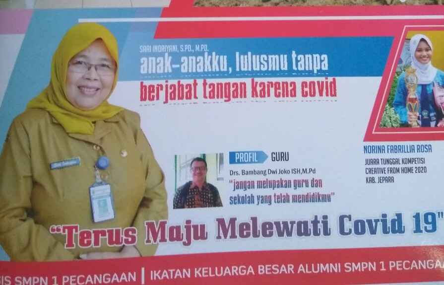 SMPN 1 Pecangaan Jepara Lepas 311 Siswa