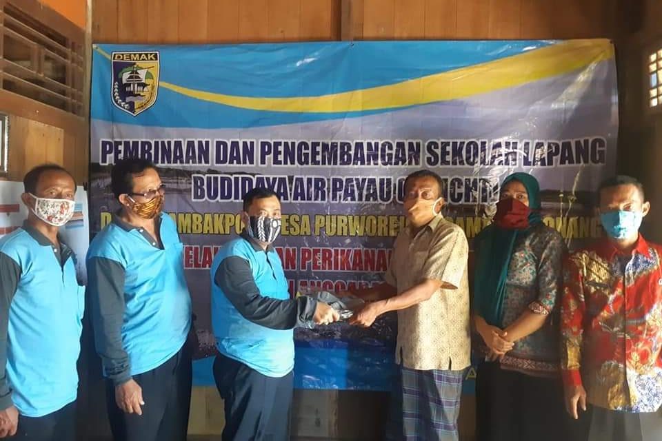 Dinas Kelautan dan Perikanan Demak Gelar Sekolah Lapang Budi Daya Air Payau