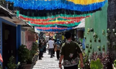 WARGA DESA BUKO DEMAK GOTONG ROYONG , MENGHIAS KAMPUNG , SEMARAKKAN HUT KEMERDEKAAN RI KE-75