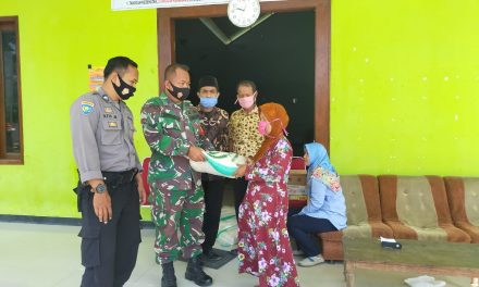 Bantuan Covid Diserahkan ,Warga Harus Taati Protocol Kesehatan