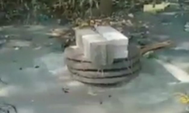 Semburan Air dan Lumpur Di Manggar Mas Grobogan  di Tutup Cor Beton