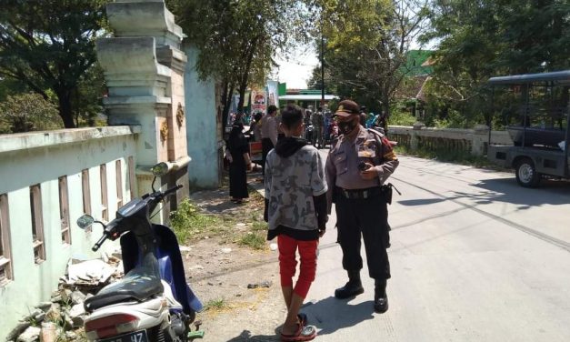 Polsek Wedung Giat Penegakan Yustisi Covid 19