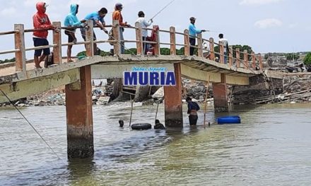 Jembatan Kedungmutih Demak . Tempat Asyik Untuk Memancing