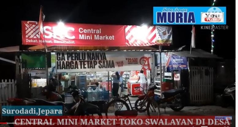 “ Central “ Mini Market Surodadi Kedung Jepara ,Toko Di Desa Yang Swalayan
