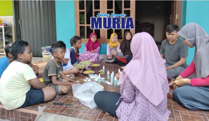 PERDULI COVID-19, MAHASISWA KKN UIN AJARKAN ANAK-ANAK MEMBUAT HANDSANITIZER ORGANIK.