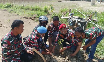 Laskar Merah Putih Jateng Tanam Pohon Di Waduk Simo Grobogan