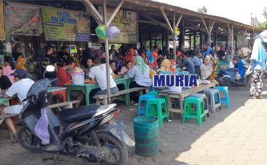 Pasar Kuliner Karangrandu Jepara , Tetap Ramai di Era New Normal