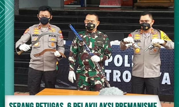 Serang Petugas, 6 Pelaku Aksi Premanisme Terpaksa Dilumpuhkan Polisi