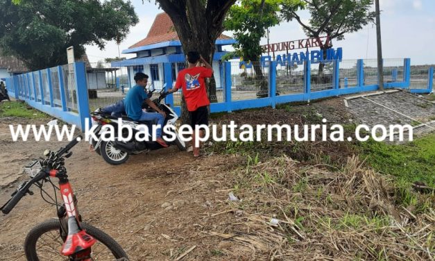 Bendung Mbungpis Gerdu Jepara , Masih Ditutup Pagarnya dan Sepi