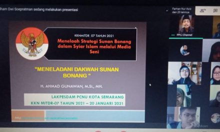 Mahasiswa KKN UIN Walisongo Semarang Gelar Webinar Kewalisongoan “Sunan Bonang”