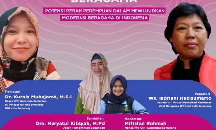 PEREMPUAN MEMPUNYAI PELUANG UNTUK  MEWUJUDKAN MODERASI BERAGAMA DIINDONESIA