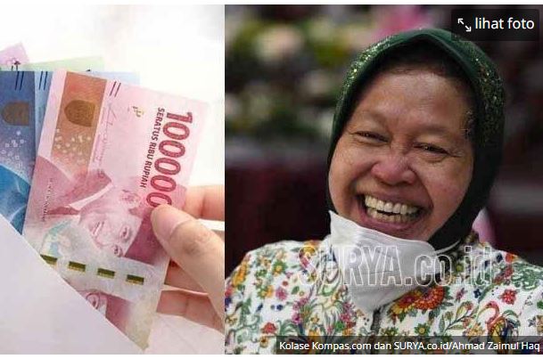 Pesan Mensos Risma Pada Warga ,  Uang Bansos  Jangan Untuk Beli Rokok