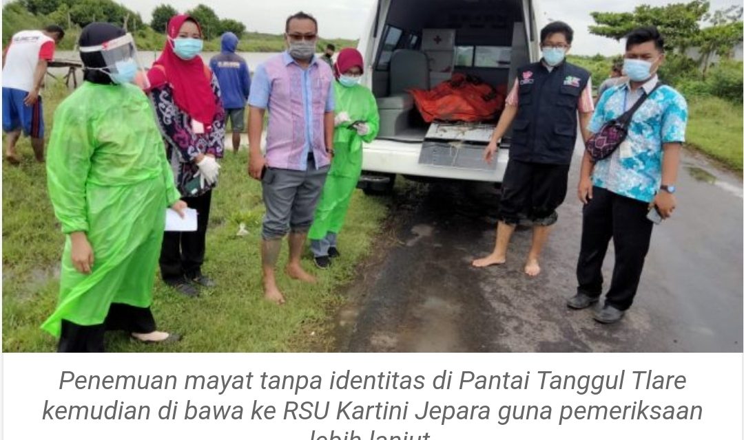 Pemulung Temukan Mayat Tanpa Identitas di Pantai Tanggul Tlare Jepara