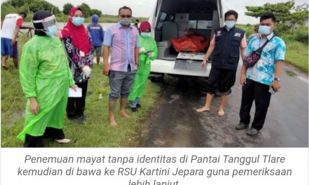 Pemulung Temukan Mayat Tanpa Identitas di Pantai Tanggul Tlare Jepara