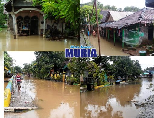 Jalan dan Rumah  Di Desa Tedunan Jepara Tergenang, Ini  Dia Penyebabnya