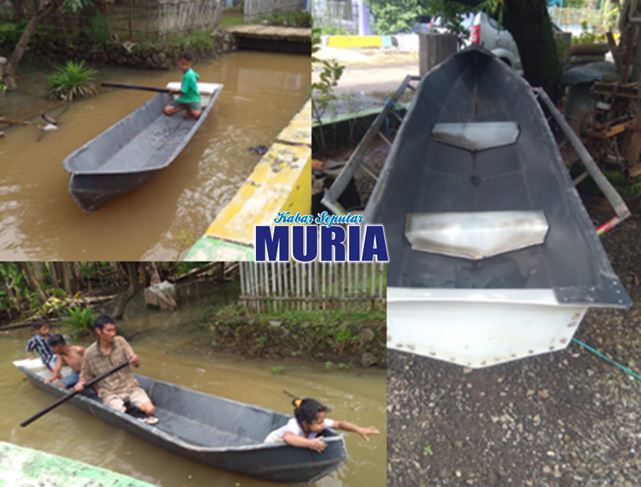 Maksum Warga Jepara Membuat Perahu Berbahan Plastik Harga Ekonomis