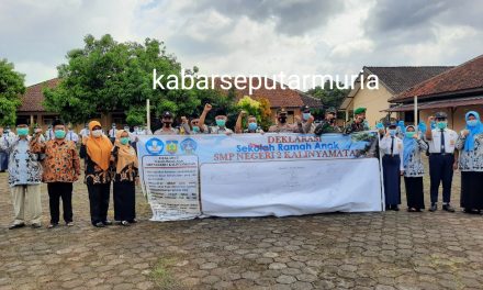 Kuatkan Karakter Siswa ,SMPN 2 Kalinyamatan Deklarasikan Sekolah Ramah Anak