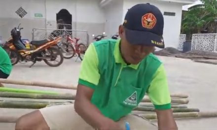 Ansor dan Banser Ranting Kedungmutih Ikuti Kerja Bakti Jelang Ramadhan