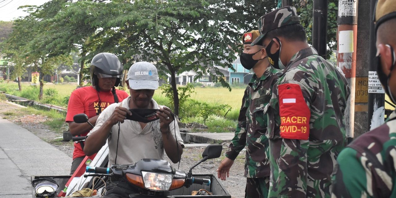 Bagi Bagi Masker Lagi ,Edukasi Warga Cegah Penularan Virus Corona