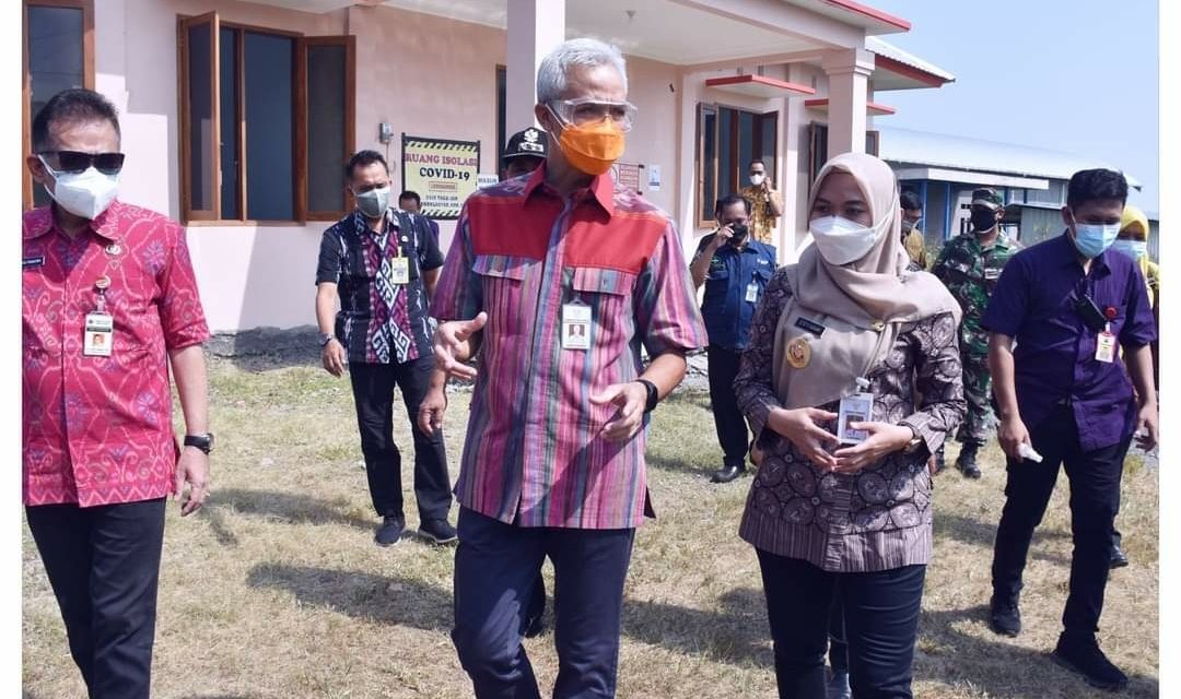 Bupati  Eisti Hari Ini Bersama Gubernur Ganjar Tinjau Lokasi Isman di Tugu Lor