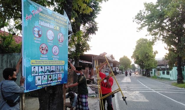 Pengurus Ranting NU Desa Jepang Kudus ,Edukasi Masyarakat Cegah Penularan Covid 19
