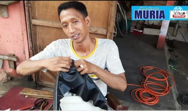 Mas Agus Buka Usaha Tambal Ban dan Servis Jok Motor di Jobokutho