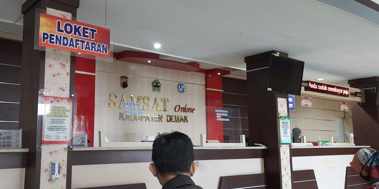 Ini Caranya Perpanjangan STNK Ganti Tanda Nomor Kendaraan di Samsat Demak