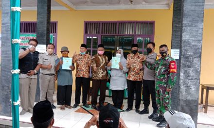 Hore !!! 468 Warga  Desa Bakalrejo Demak Terima Sertifikat Tanah Program PTSL