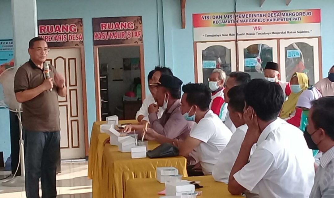 SUDEWO, SOSIALISASIKAN PROGRAM BSPS DI MARGOREJO PATI