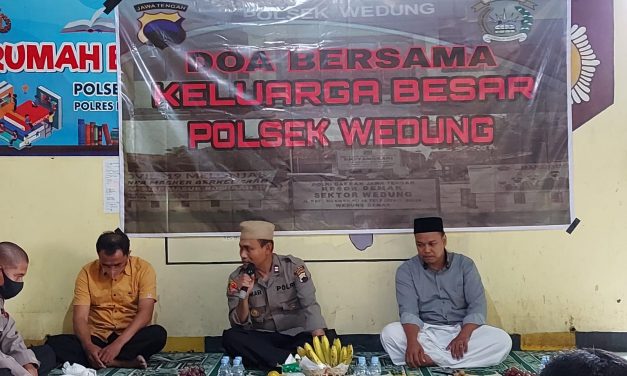 Polsek Wedung Gelar Pengajian, Bekali Personil Dengan Ilmu Agama