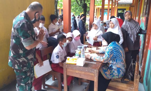 Lagi Lagi Vaksin , ini Untuk Siswa SD di Mraggen  Demak