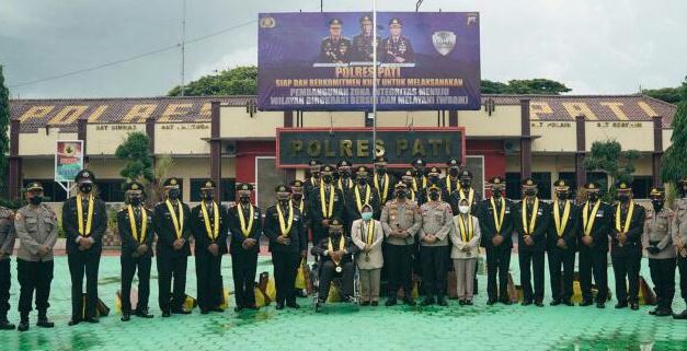 37 Anggota Polres Pati Purna Bhakti