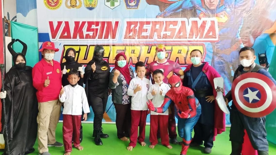 BINDA Jawa tengah gelar Vaksinasi Anak Bersama Superhero