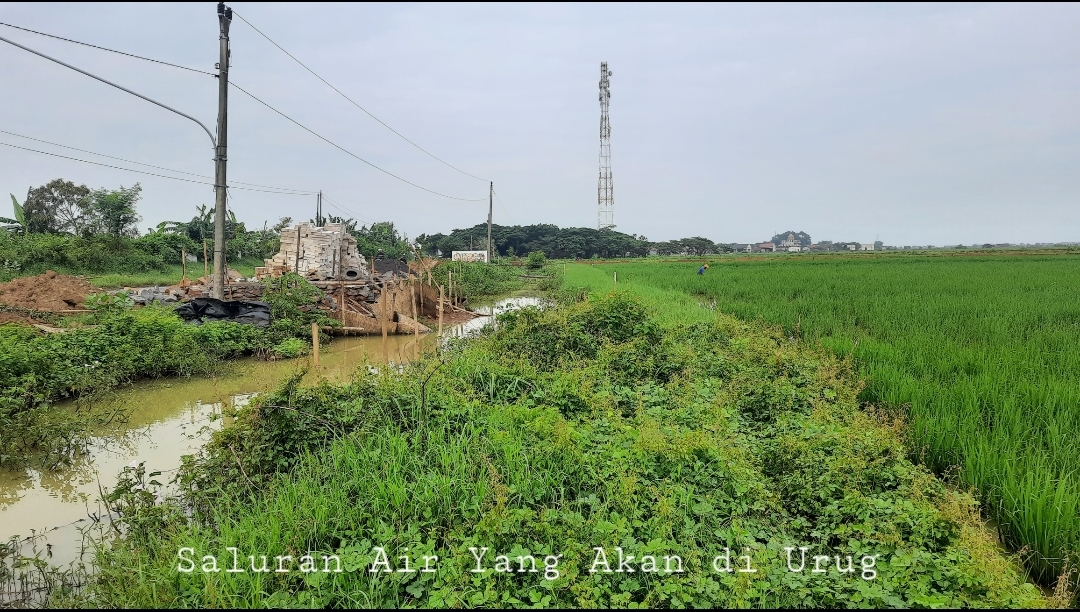 Warga Berharap Saluran Air Di Desa Karangaji Tetap di Fungsikan Jangan di Urug