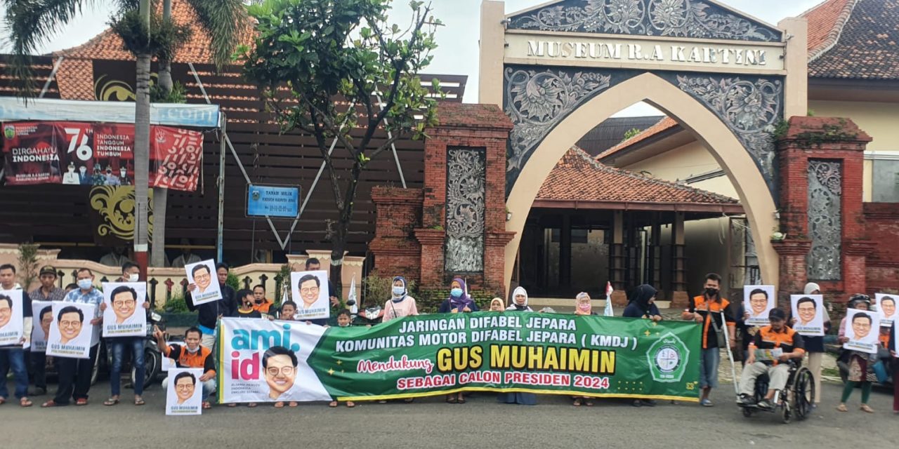 Jaringan Difabel Jepara Dukung Gus Muhaimin Calon Presiden 2024