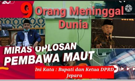 Bupati dan Ketua DPRD Jepara Prihatin  !!!! 9 Orang MD Dalam Tragedi Pesta Miras Oplosan