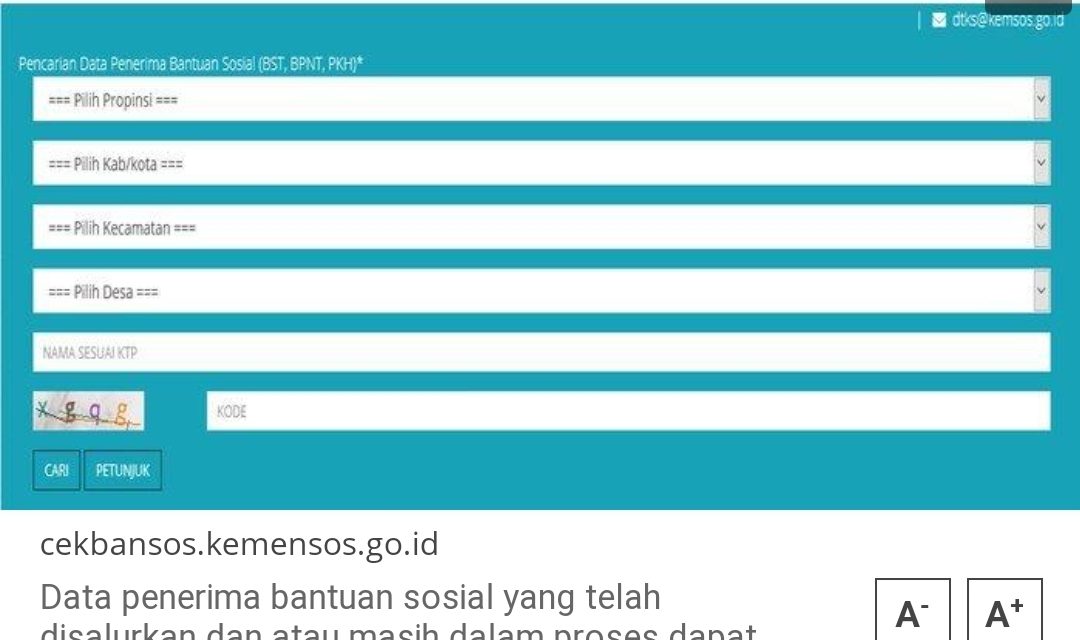 Bansos PKH Tahap I Cair Mulai Hari Ini, Cek Penerima di cekbansos.kemensos.go.id