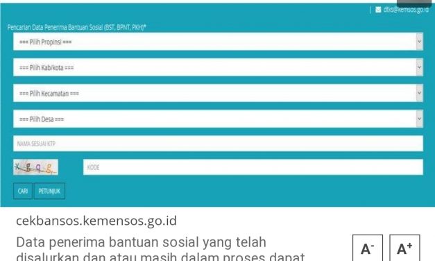 Bansos PKH Tahap I Cair Mulai Hari Ini, Cek Penerima di cekbansos.kemensos.go.id